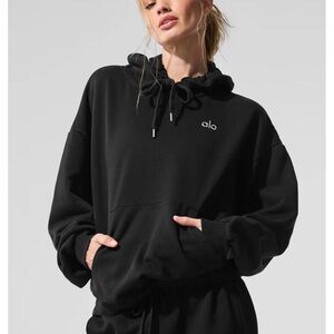 ALO Yoga Women's Black Pullover Hoodie